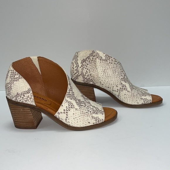 lucky brand roakly shooties snake Skin size 6M Leather Upper - Picture 3 of 8